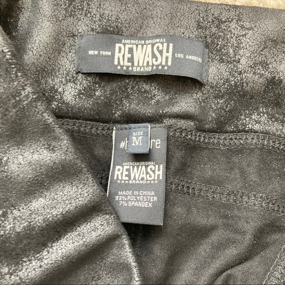 REWASH Faux leather pants/leggings NWT - Picture 5 of 7